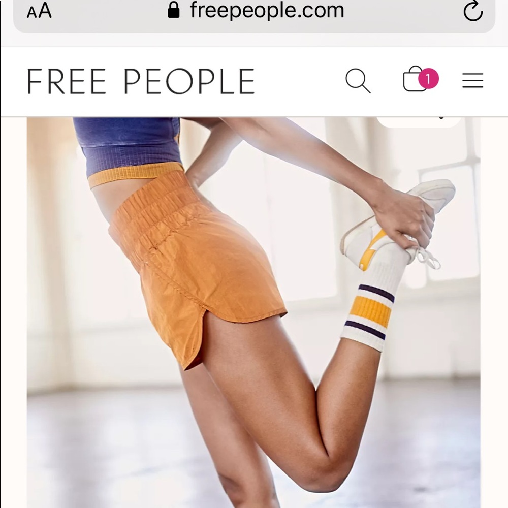 Free people movement way home shorts XS